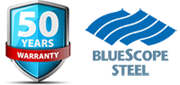 50 years warranty bluescope