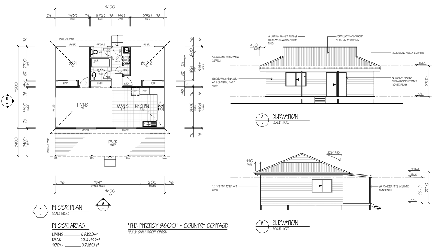 The Fitzroy Modular Steel Kit Homes